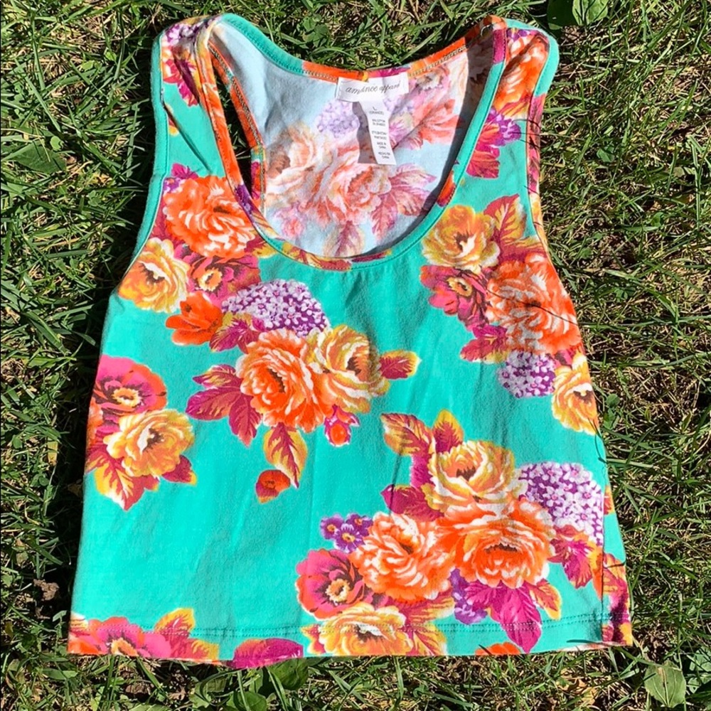 NWOT Floral Tank Top